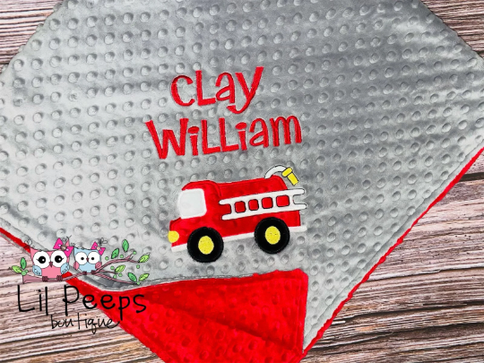 Baby Blanket Sublimation Template PNG and Photoshop Smart Objects With  Instructions Red Truck With Frame Theme 10x10 Panel 