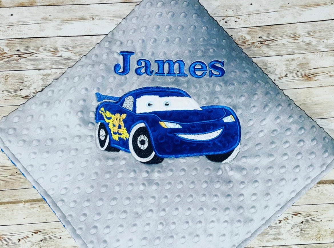 Lightning McQueen- Personalized Blanket