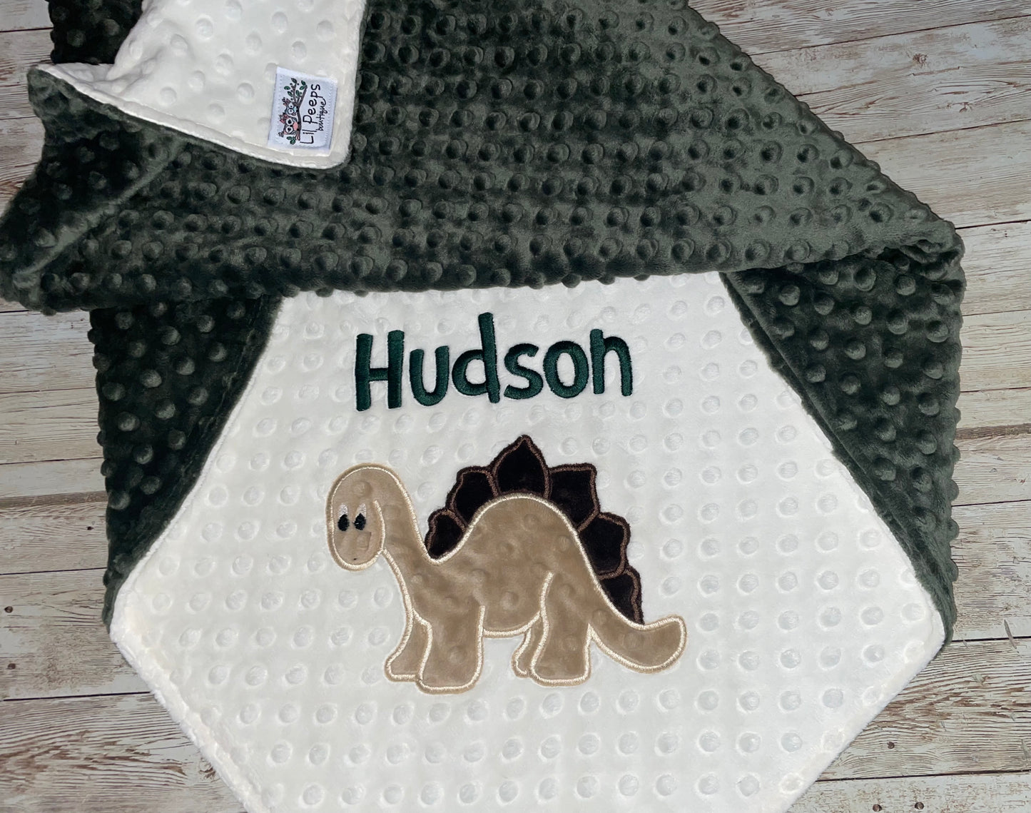 Dinosaur minky blanket best sale