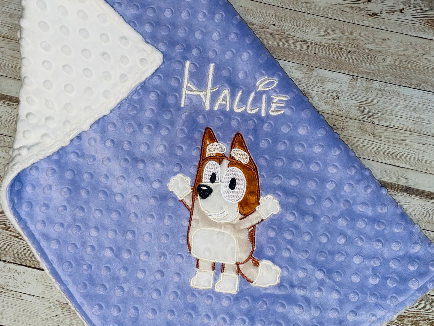 Bingo- Personalized Minky Blanket