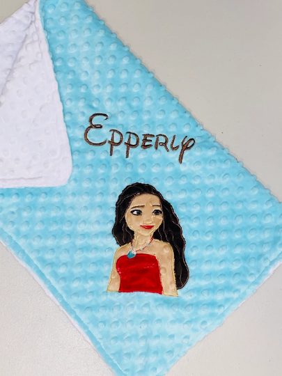 Moana- Personalized Minky Blanket